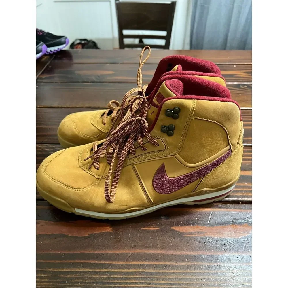Nike Air Baltoro Leather Boots Brown Hiking 311093 261 Men Size 13 From 2005